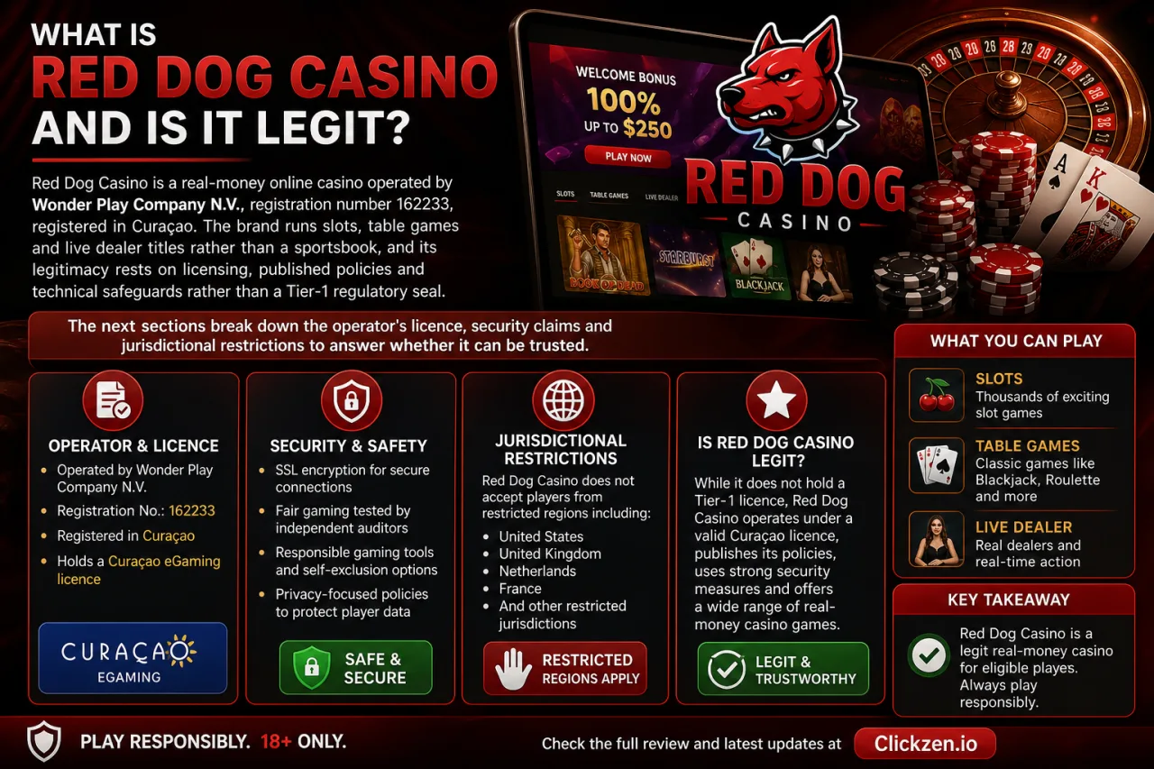 What Is Red Dog Casino and Is It Legit