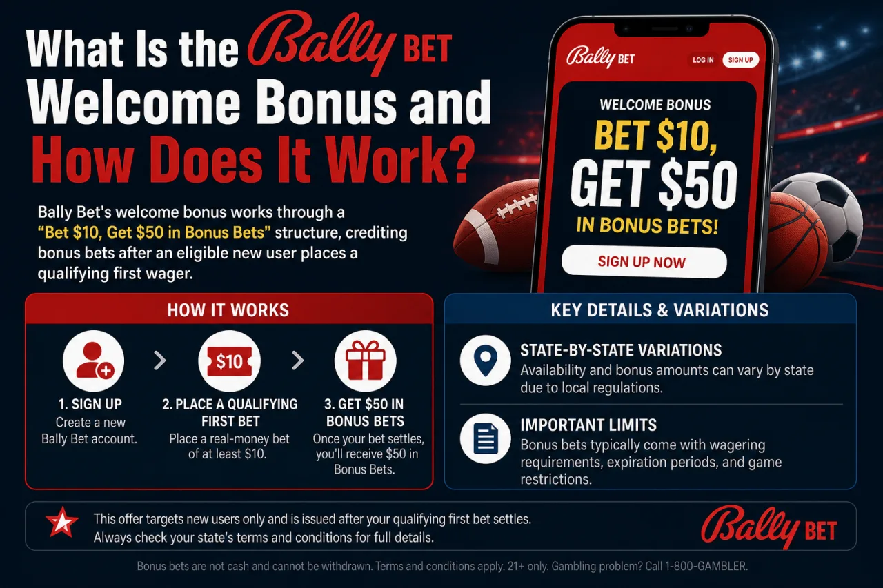 What Is the Bally Bet Welcome Bonus and How Does It Work