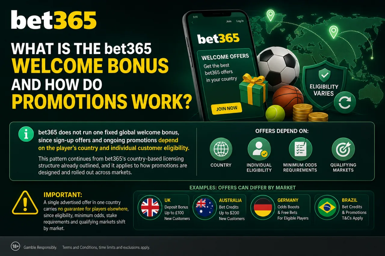 What Is the BET365 Welcome Bonus and How Do Promotions Work