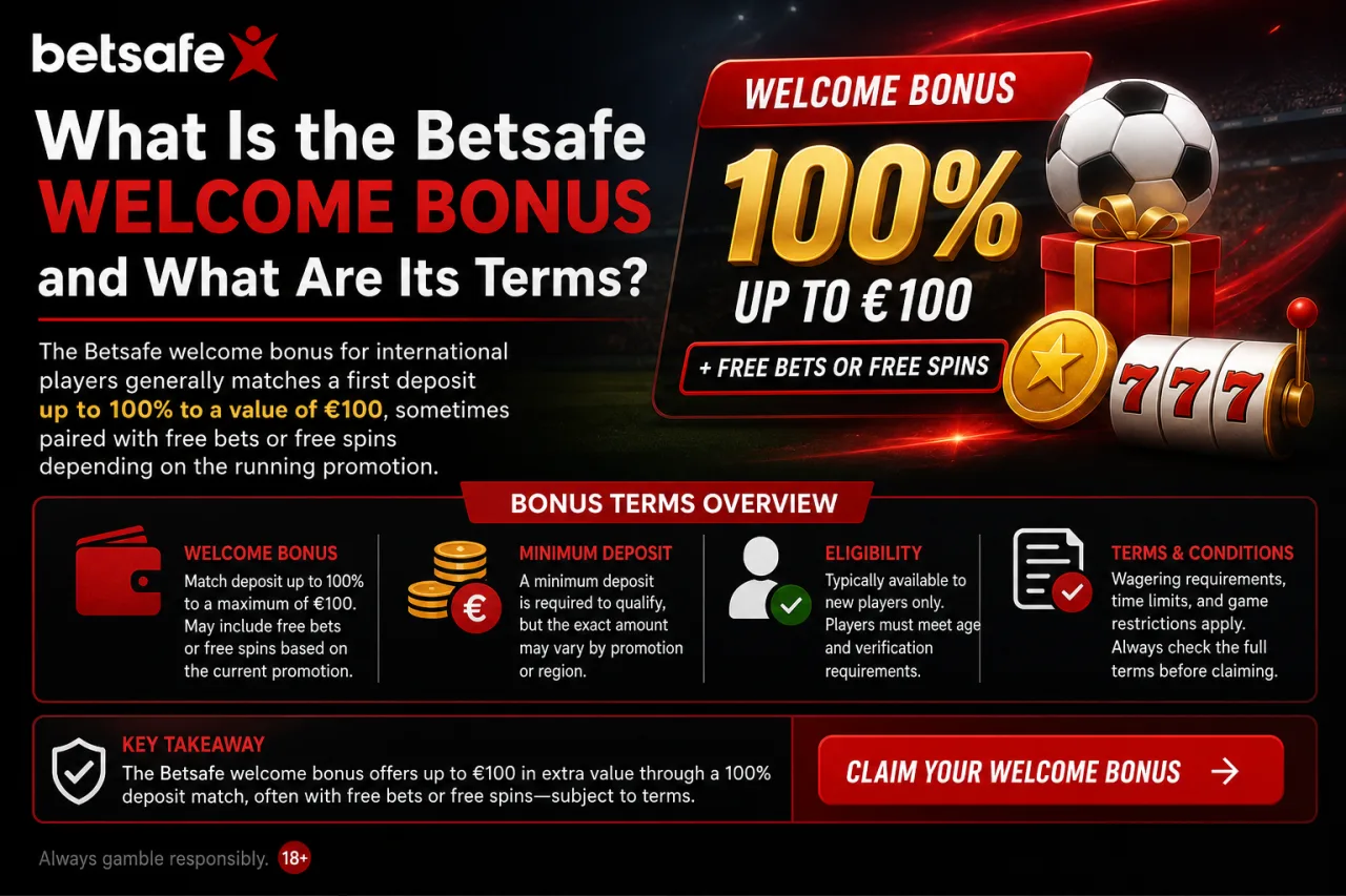 What Is the Betsafe Welcome Bonus and What Are Its Terms