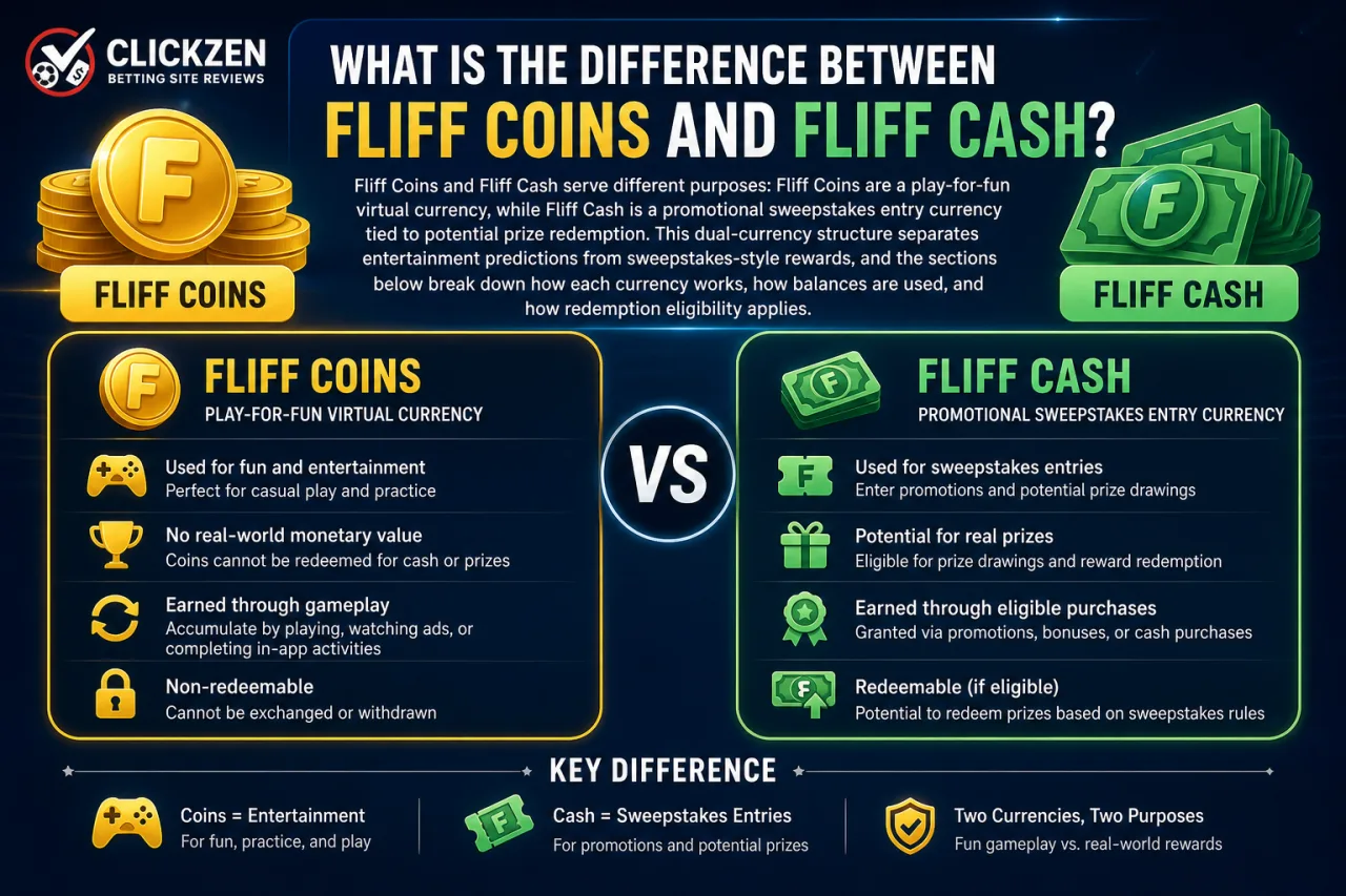 What Is the Difference Between Fliff Coins and Fliff Cash