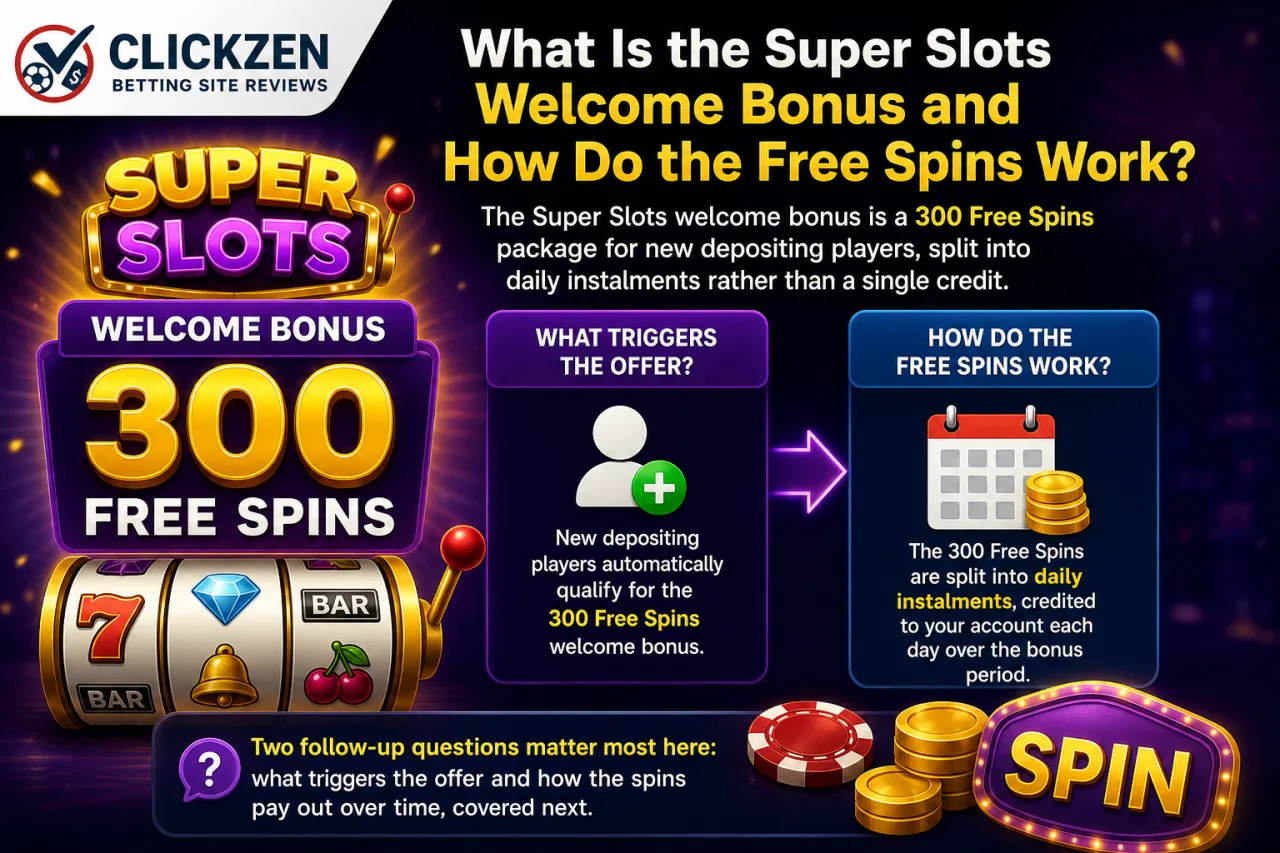 What Is the Super Slots Welcome Bonus and How Do the Free Spins Work
