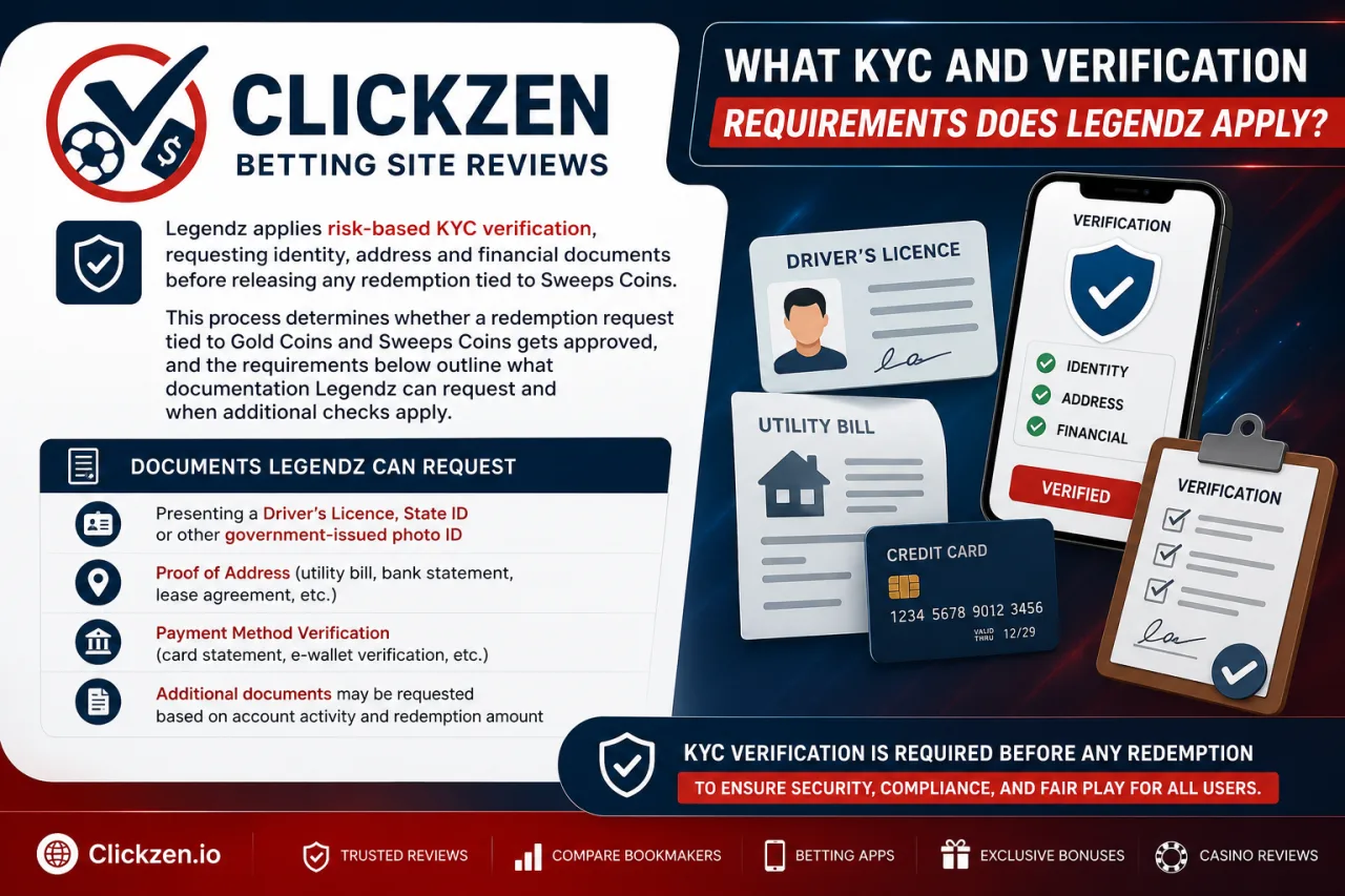 What KYC and Verification Requirements Does Legendz Apply