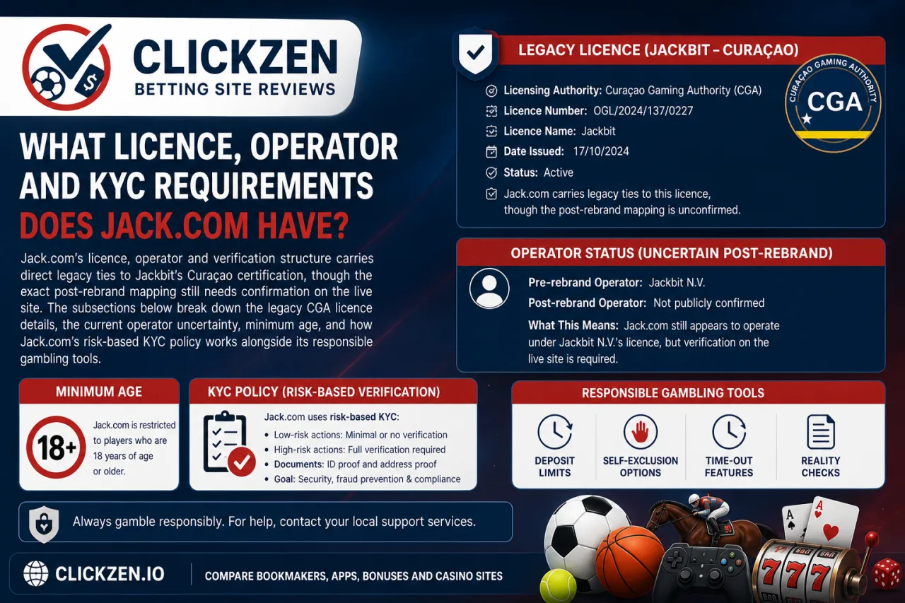 What Licence, Operator and KYC Requirements Does Jack.com Have