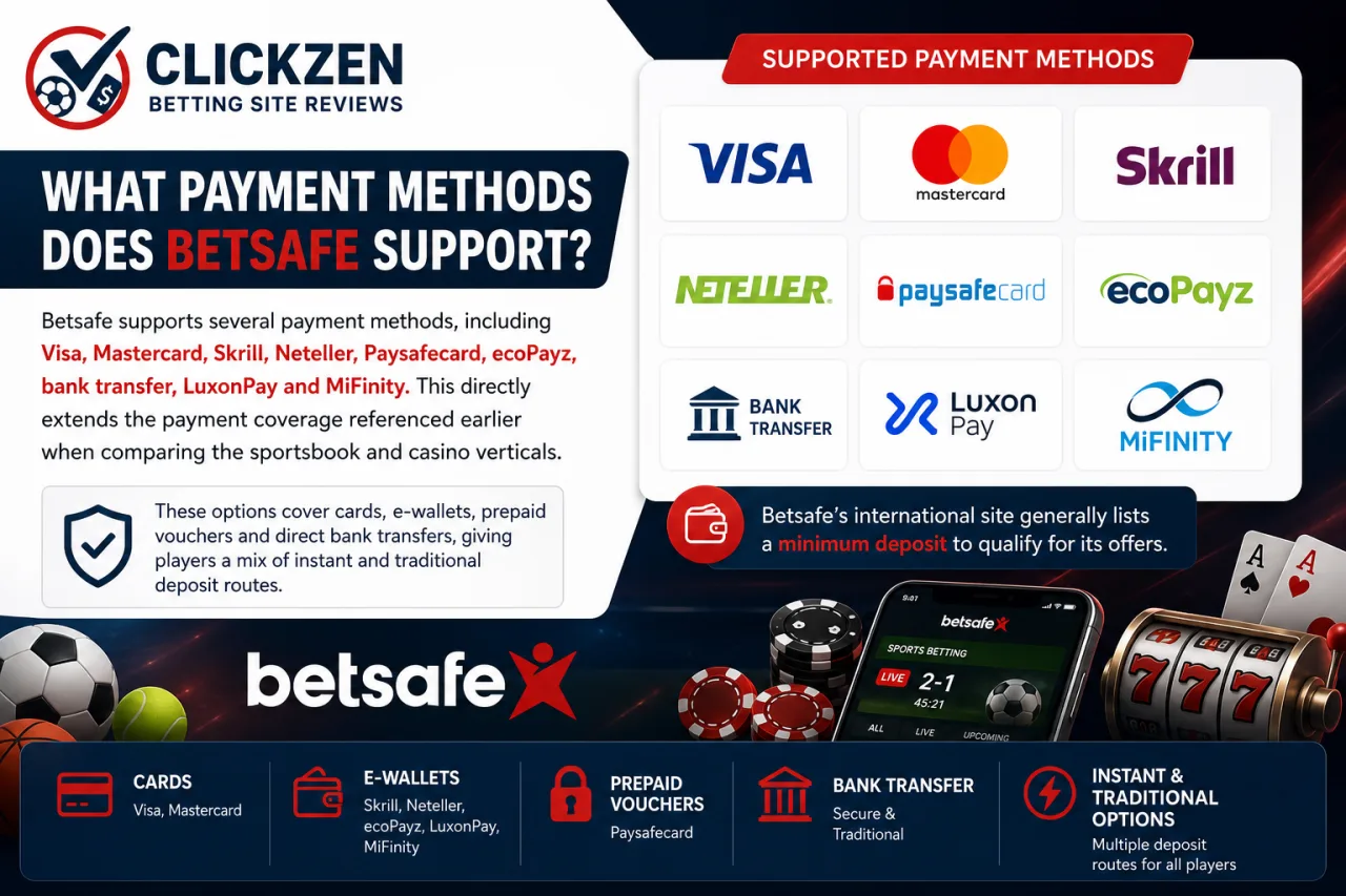 What Payment Methods Does Betsafe Support