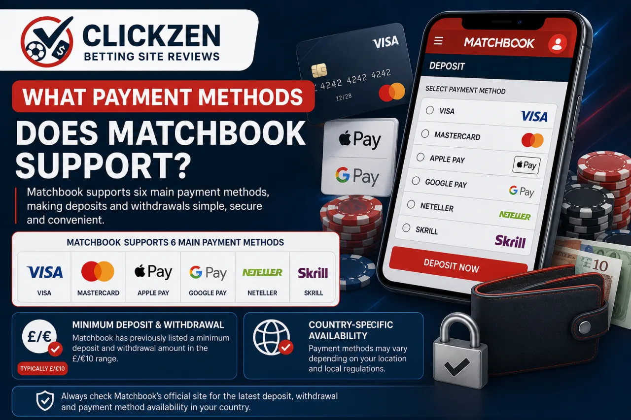 What Payment Methods Does Matchbook Support