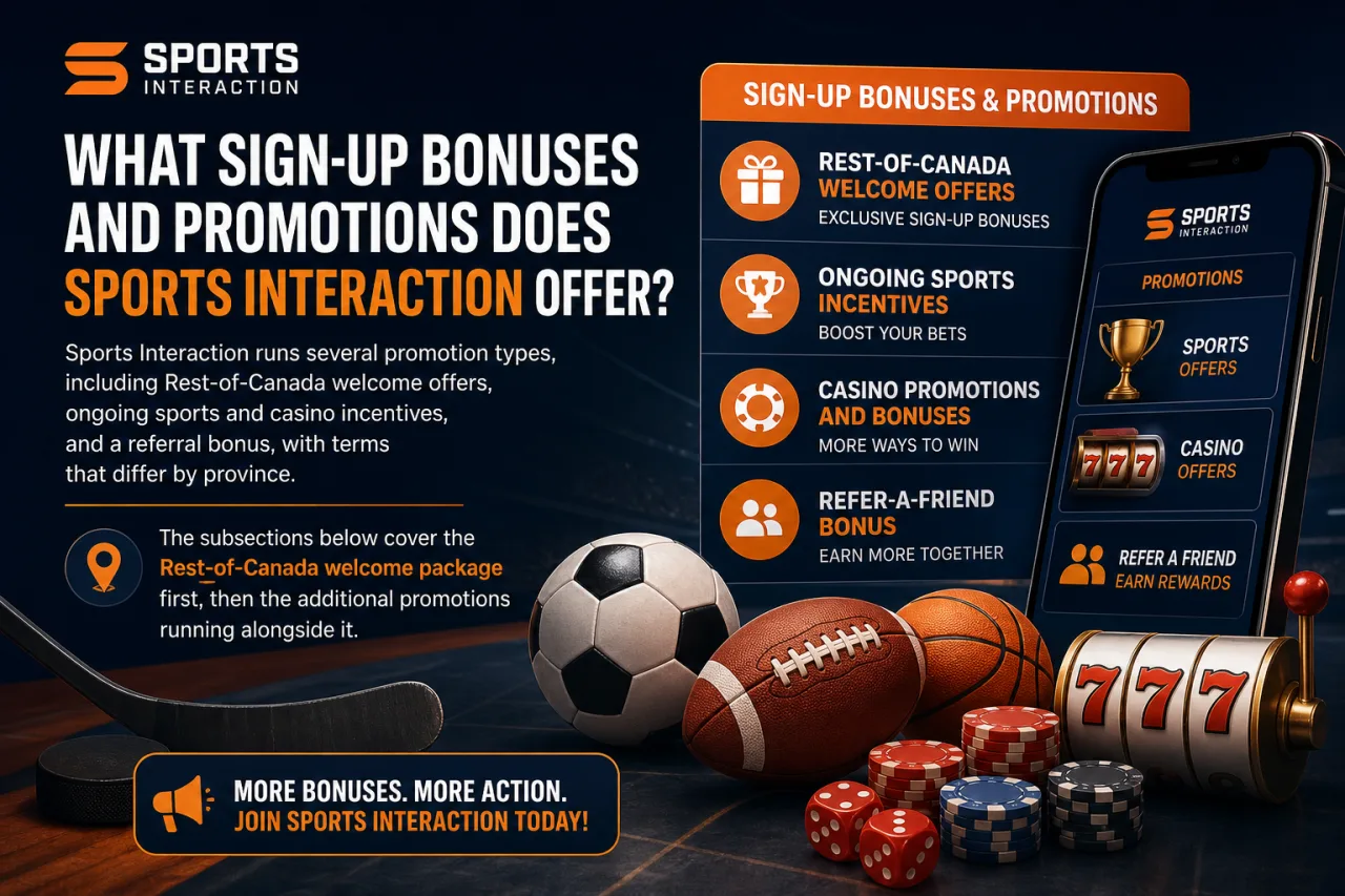 What Sign-Up Bonuses and Promotions Does Sports Interaction Offer