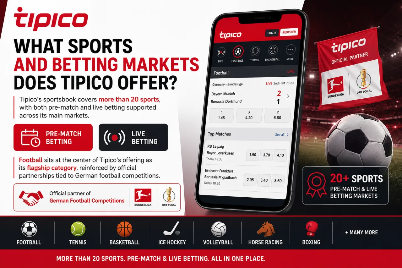 What Sports and Betting Markets Does Tipico Offer