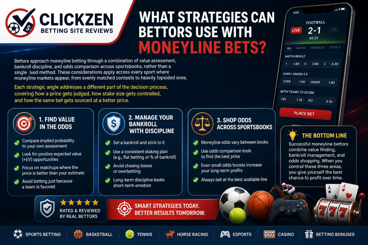What Strategies Can Bettors Use With Moneyline Bets