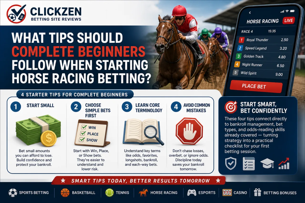 What Tips Should Complete Beginners Follow When Starting Horse Racing Betting