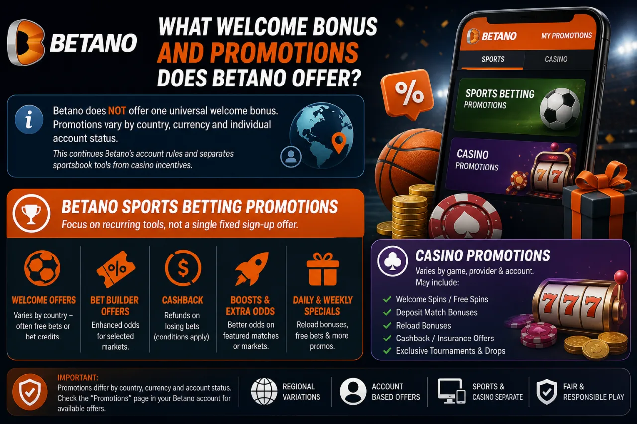 What Welcome Bonus and Promotions Does Betano Offer
