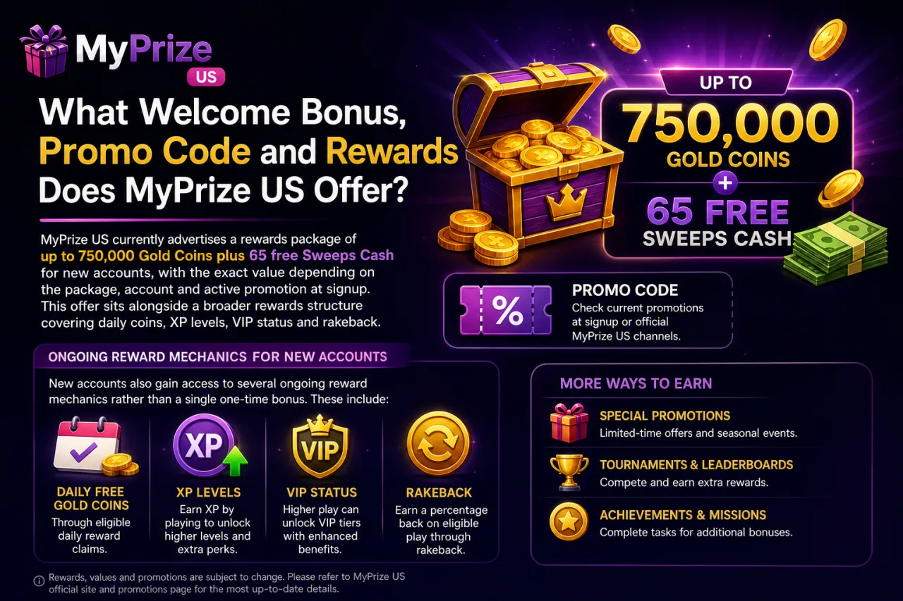 What Welcome Bonus and Rewards Does MyPrize US Offer