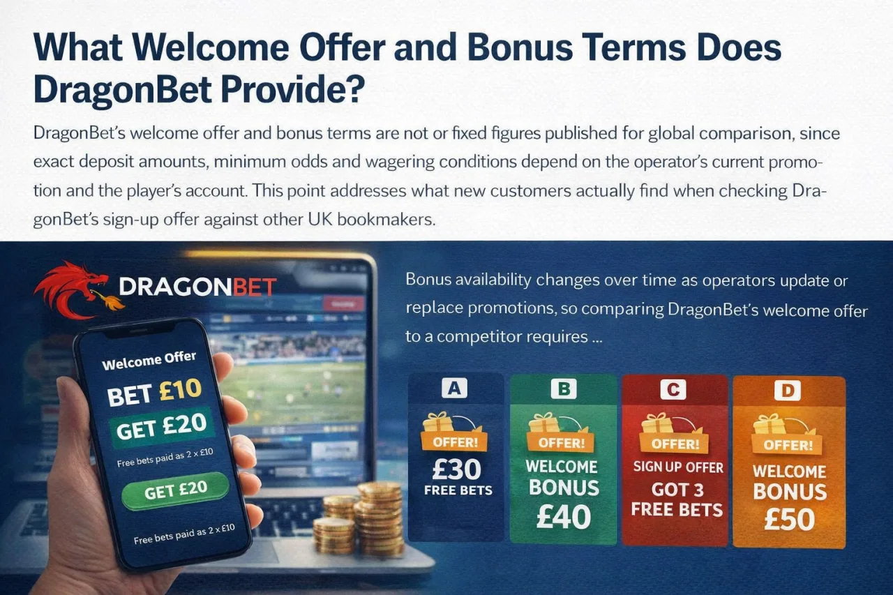What Welcome Offer and Bonus Terms Does DragonBet Provide