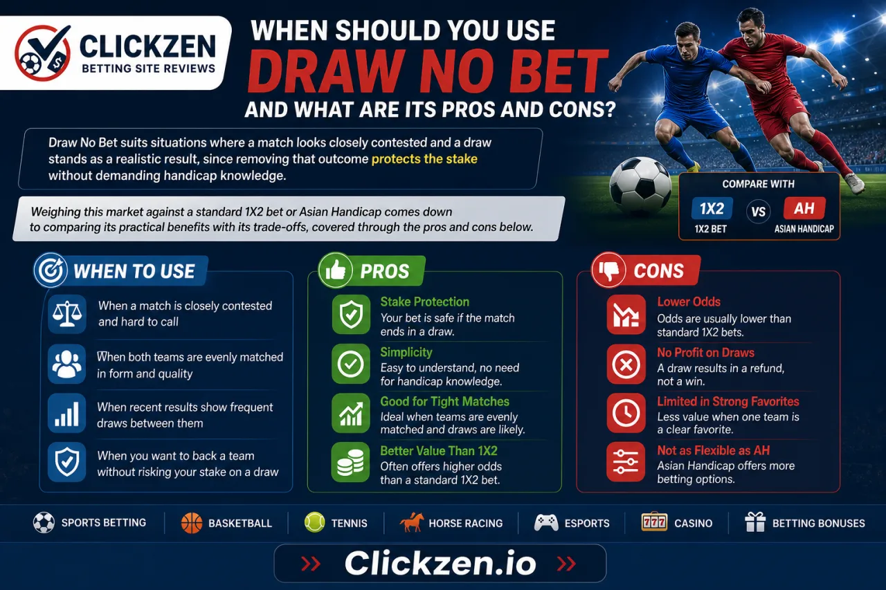 When Should You Use Draw No Bet and What Are Its Pros and Cons