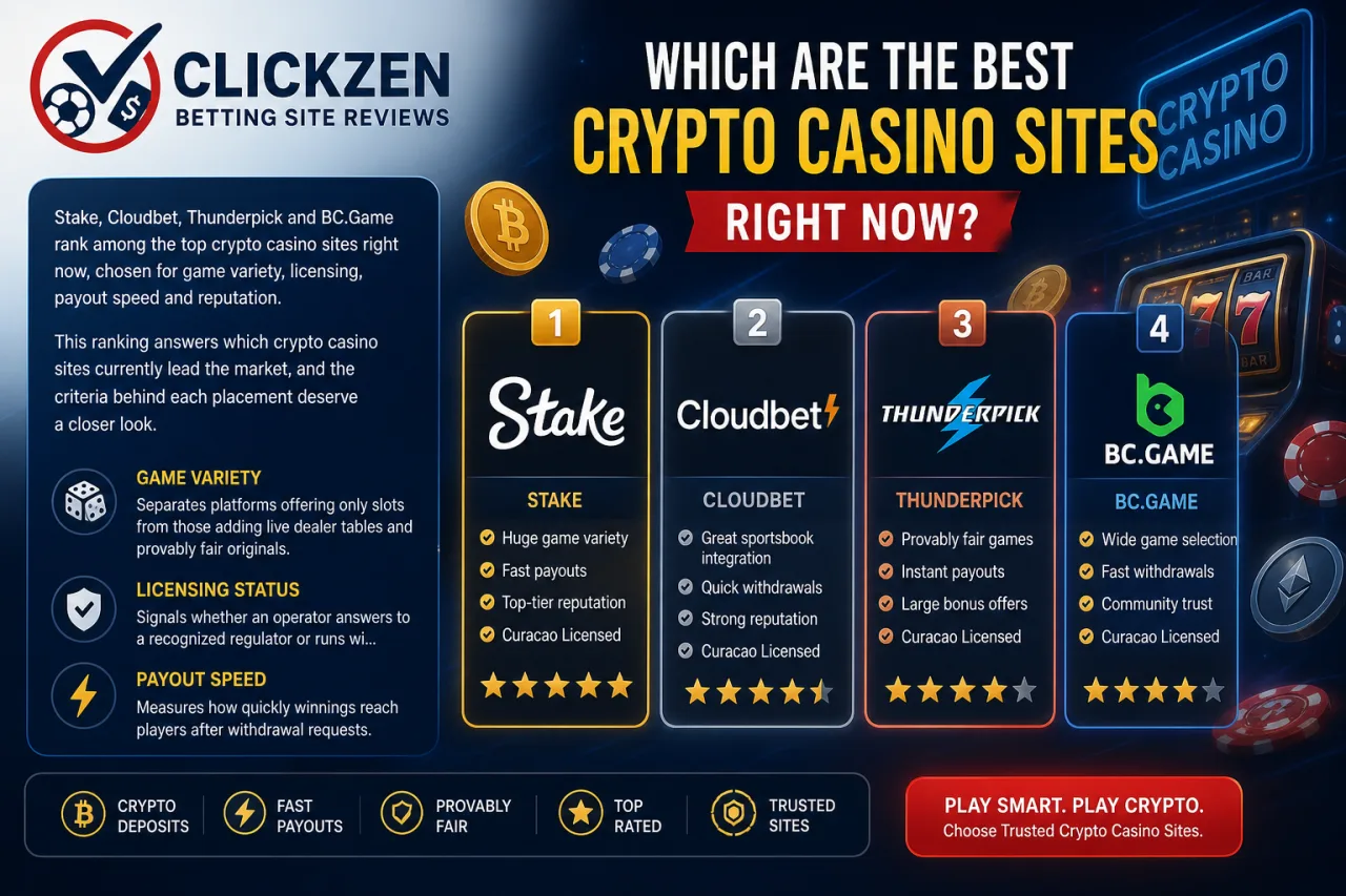 Which Are the Best Crypto Casino Sites Right Now