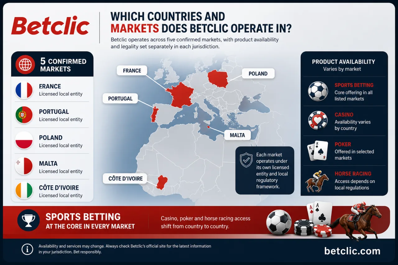 Which Countries and Markets Does Betclic Operate In