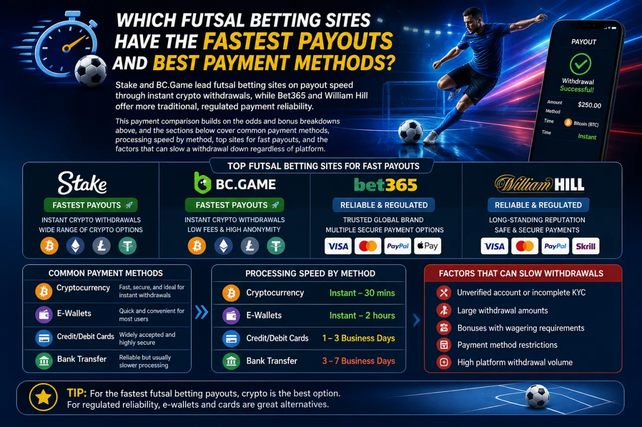 Which Futsal Betting Sites Have the Fastest Payouts and Best Payment Methods Which Futsal Betting Sites Have the Fastest Payouts and Best Payment Methods