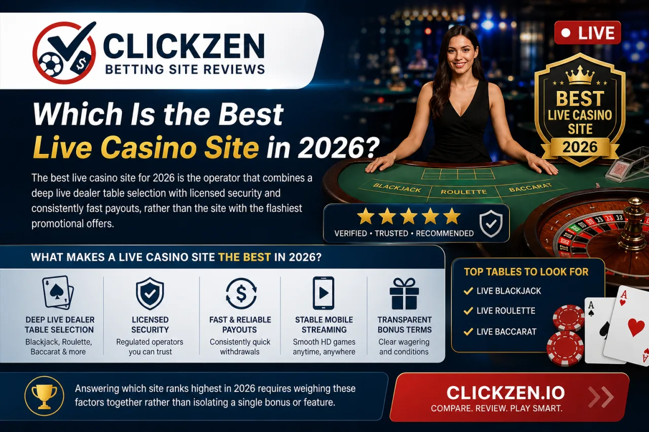 Which Is the Best Live Casino Site in2026
