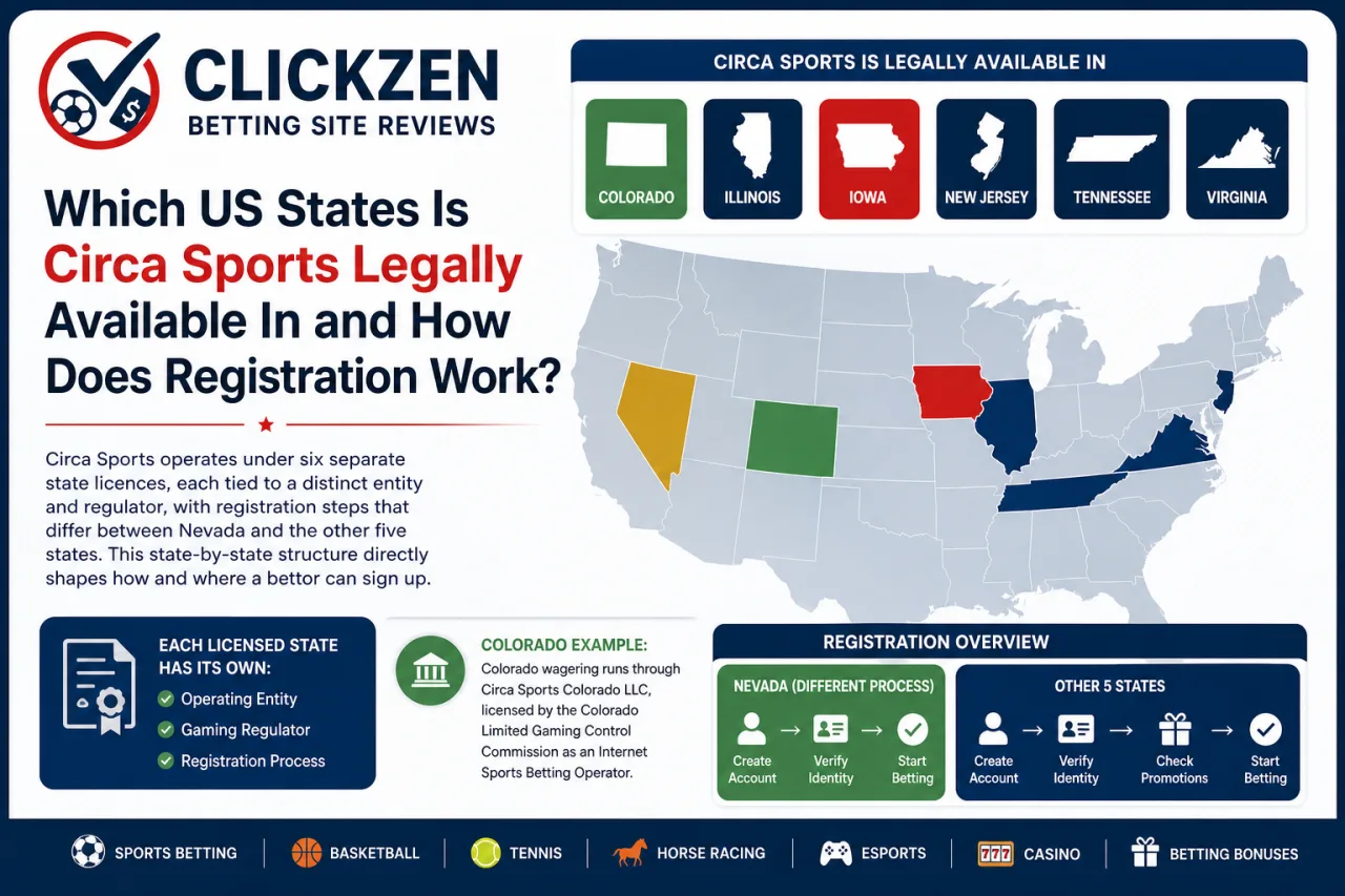 Which US States Is Circa Sports Legally Available In and How Does Registration Work
