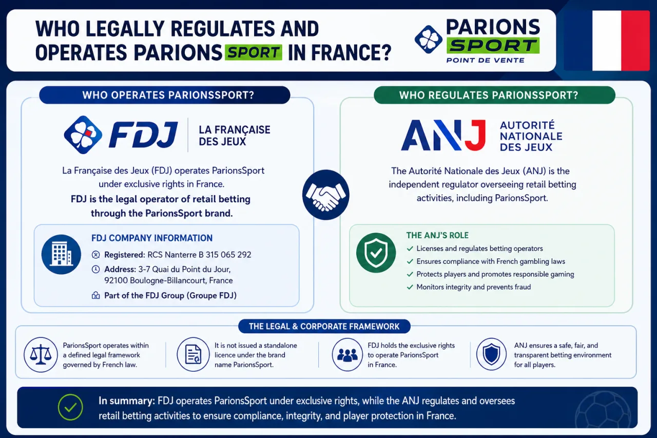 Who Legally Regulates and Operates ParionsSport in France